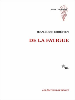 cover image of De la fatigue